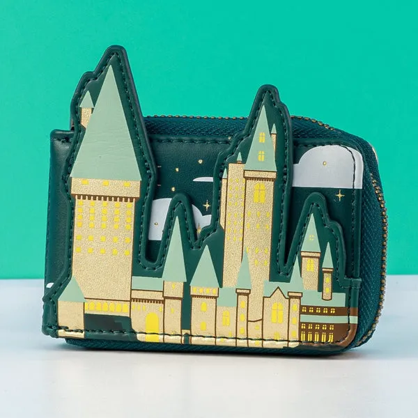 Loungefly x Harry Potter Golden Hogwarts Castle Accordion Wallet