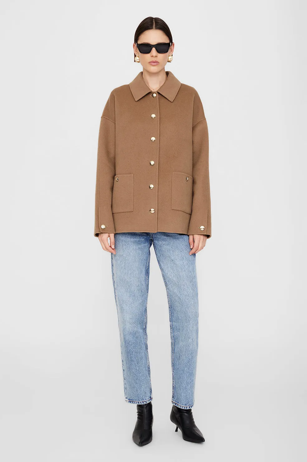 Luca Jacket - Camel Cashmere Blend