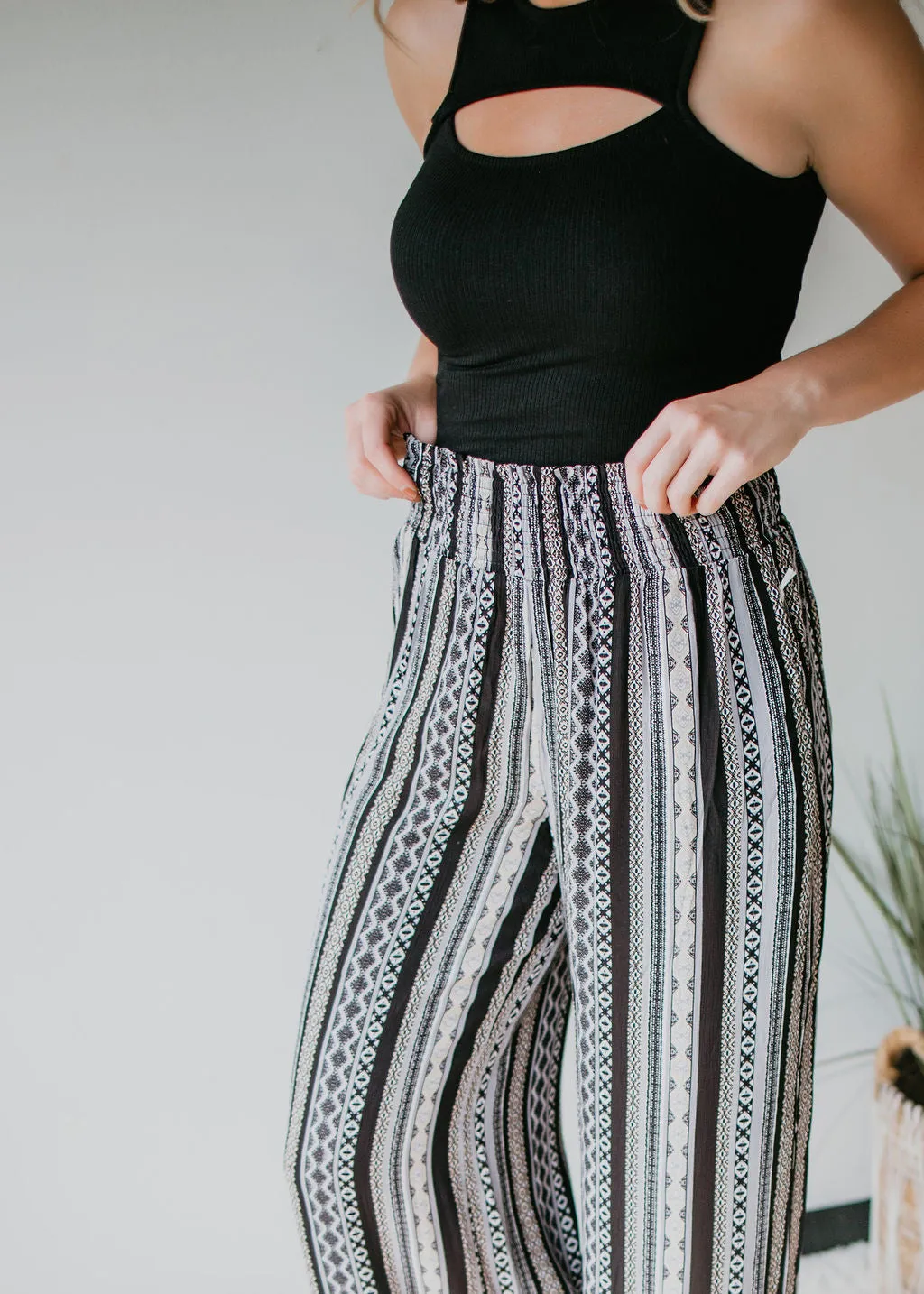 Lydia Printed Wide Leg Pants FINAL SALE