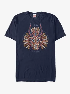 Marvel Black Panther Killmonger Horned Mask T-Shirt