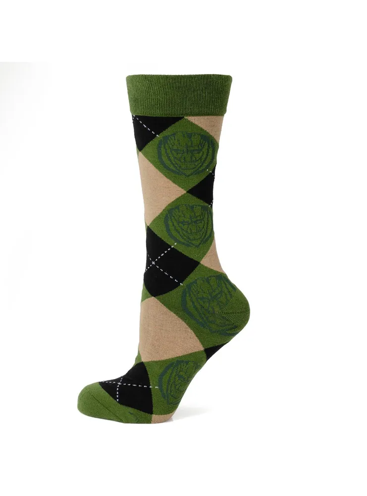 Marvel I Am Groot Argyle Green Men's Socks