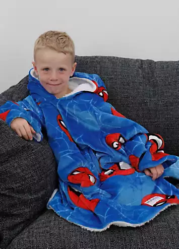 Marvel Spiderman Hugzee - Wearable Hooded Fleece Blanket | Kaleidoscope