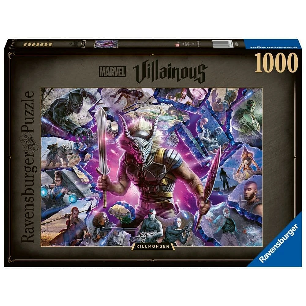 Marvel Villainous Killmonger 1000 Piece Puzzle