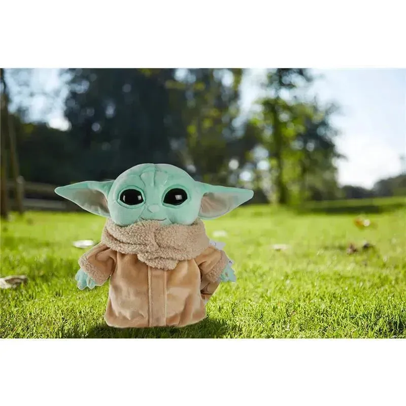 Mattel Star Wars The Mandalorian 8in Plush Yoda, The Child