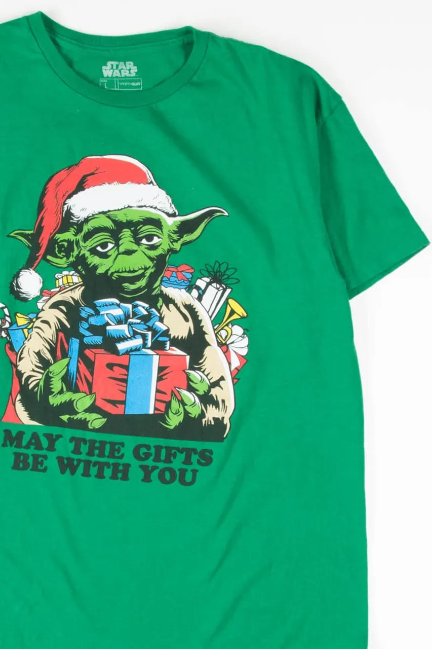 May The Gifts Be With You Christmas Star Wars T-Shirt