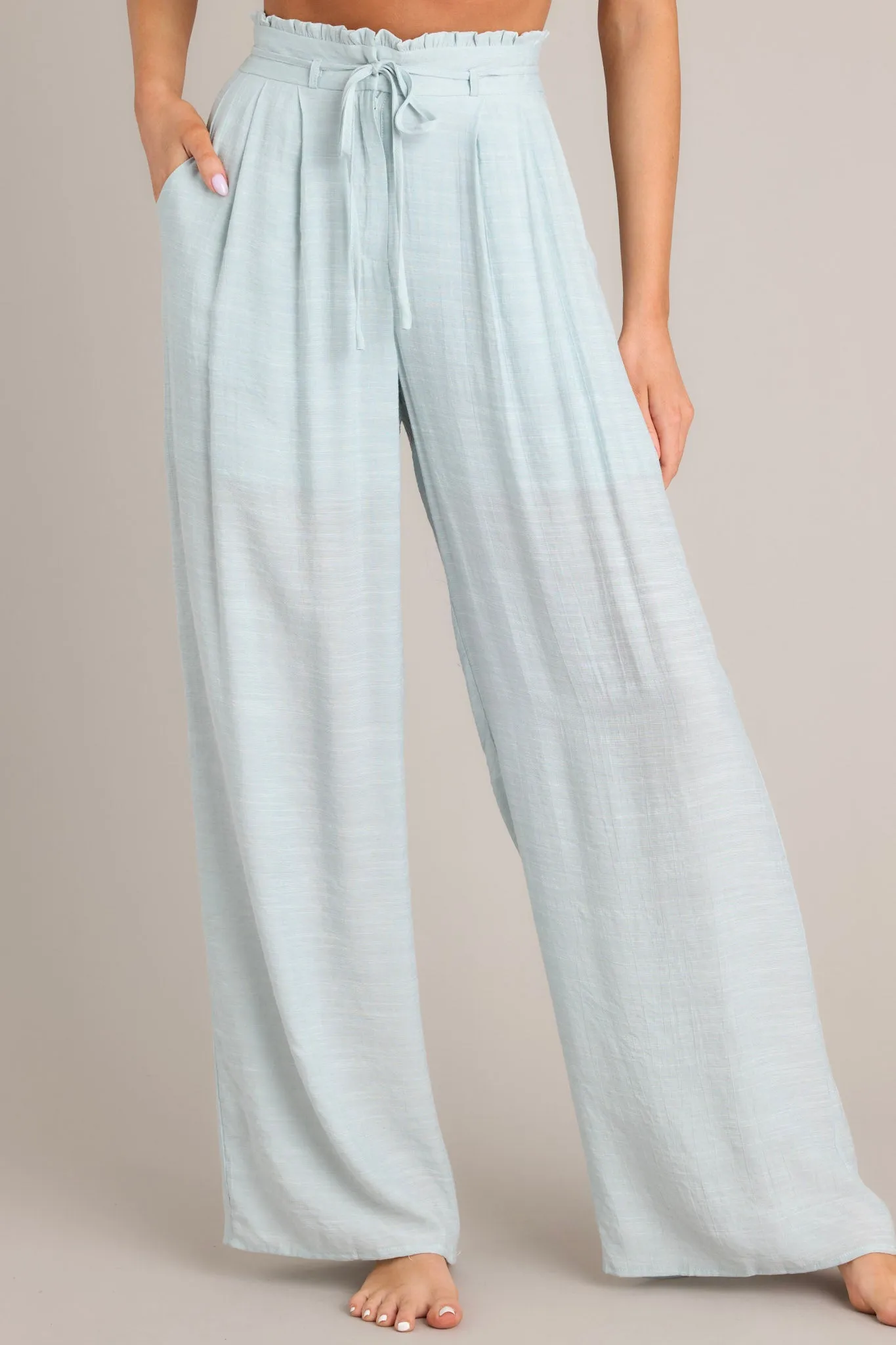 Meadow Glow Seafoam Wide Leg Pants