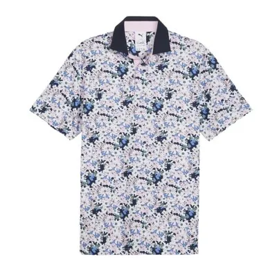 Men's Puma X AP Floral Golf Polo