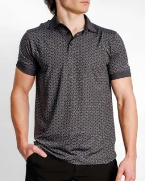 Men's Waggle Golf Gone Fishing Golf Polo