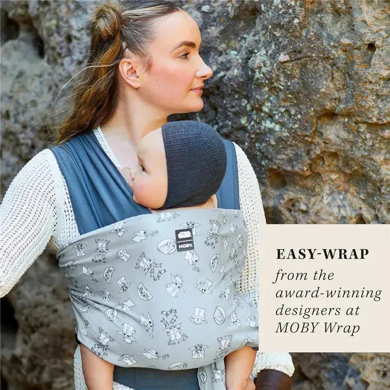 Moby - Easy-Wrap Carrier, Baby Carrier and Wrap in One, Disney Star Wars Grogu's Galaxy