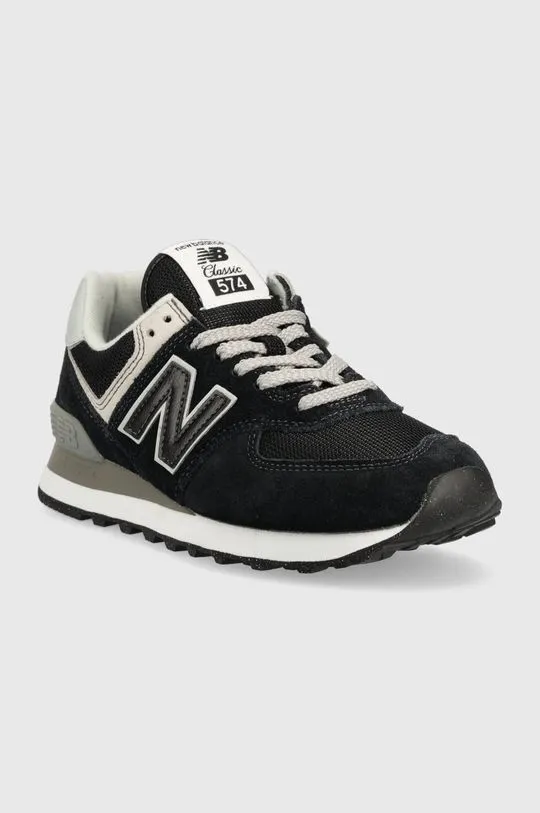 New Balance 574 Black Grey WL574EVB