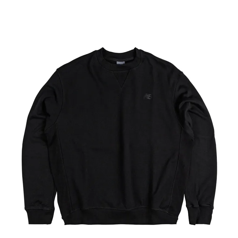 New Balance Athletics French Terry Crewneck Black