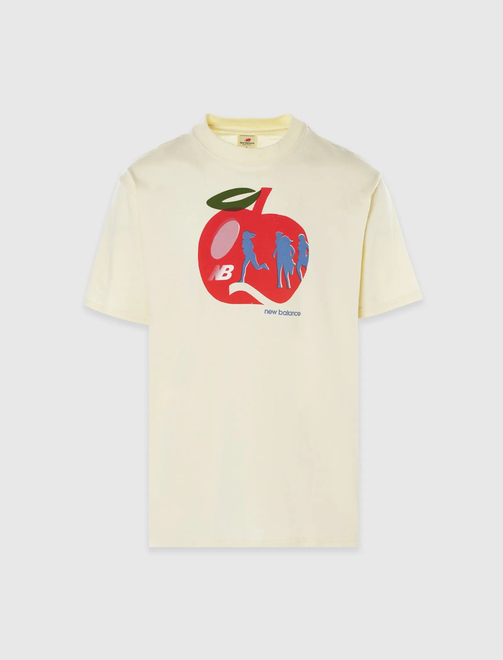 NEW BALANCE MIUSA APPLE MARA TEE   OFF-WHITE