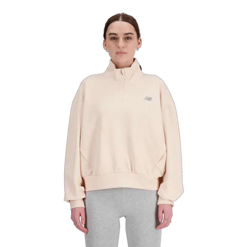 New Balance Women's Tech Knit Oversized Quarter Zip