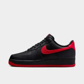 Nike Air Force 1 '07 Black / University Red - Black