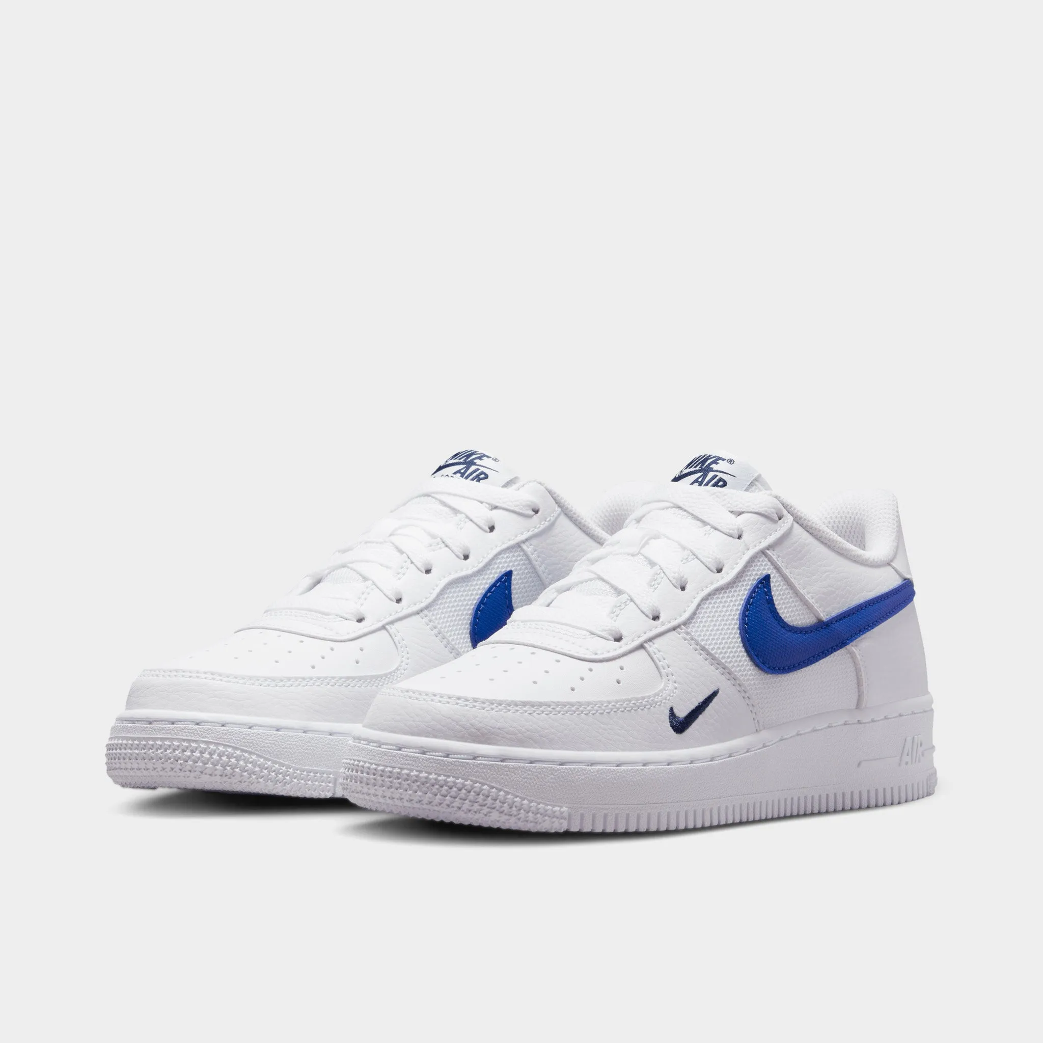 Nike Air Force 1 GS White / Game Royal - Midnight Navy