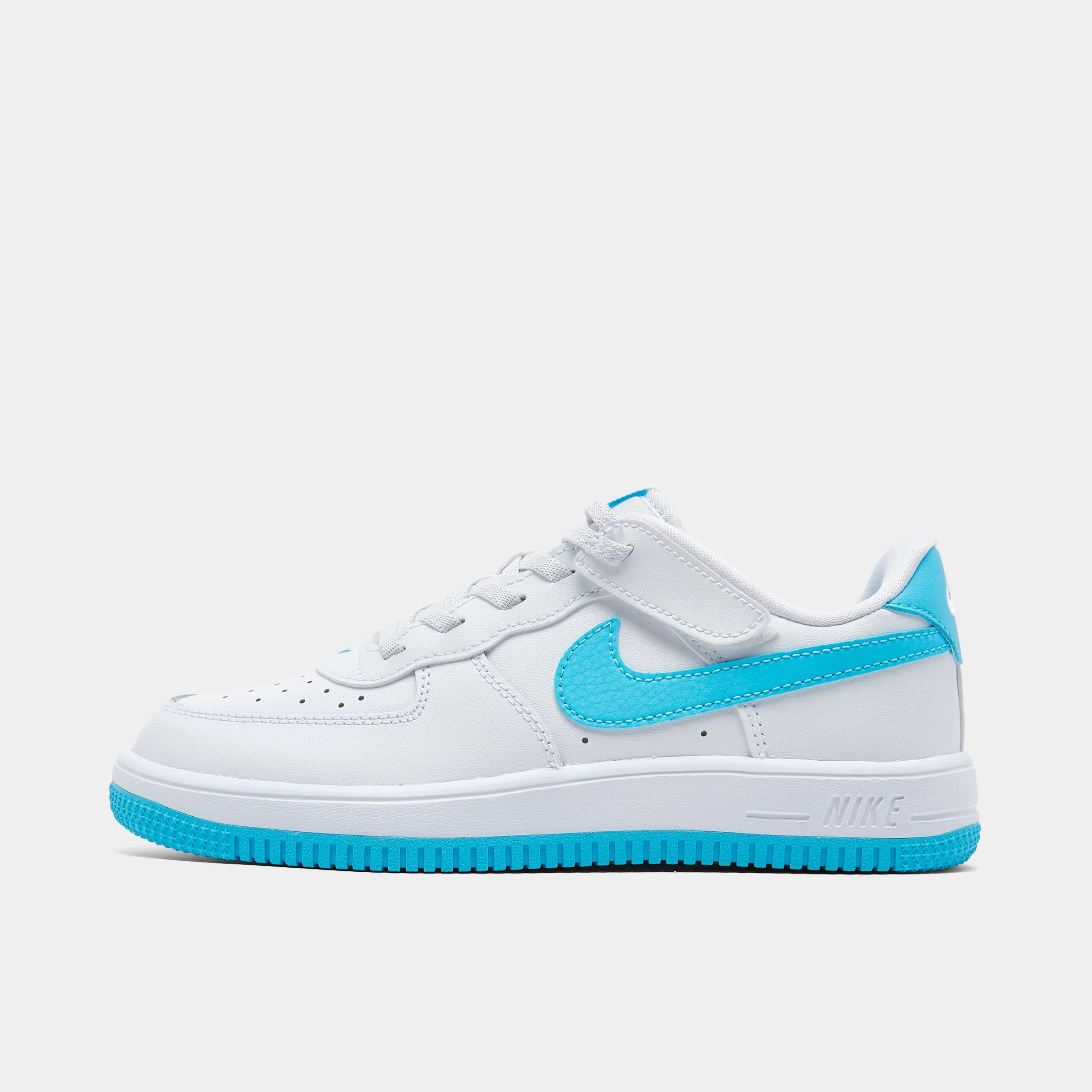 Nike Air Force 1 Low Easyon PS White / Aquarius Blue - White