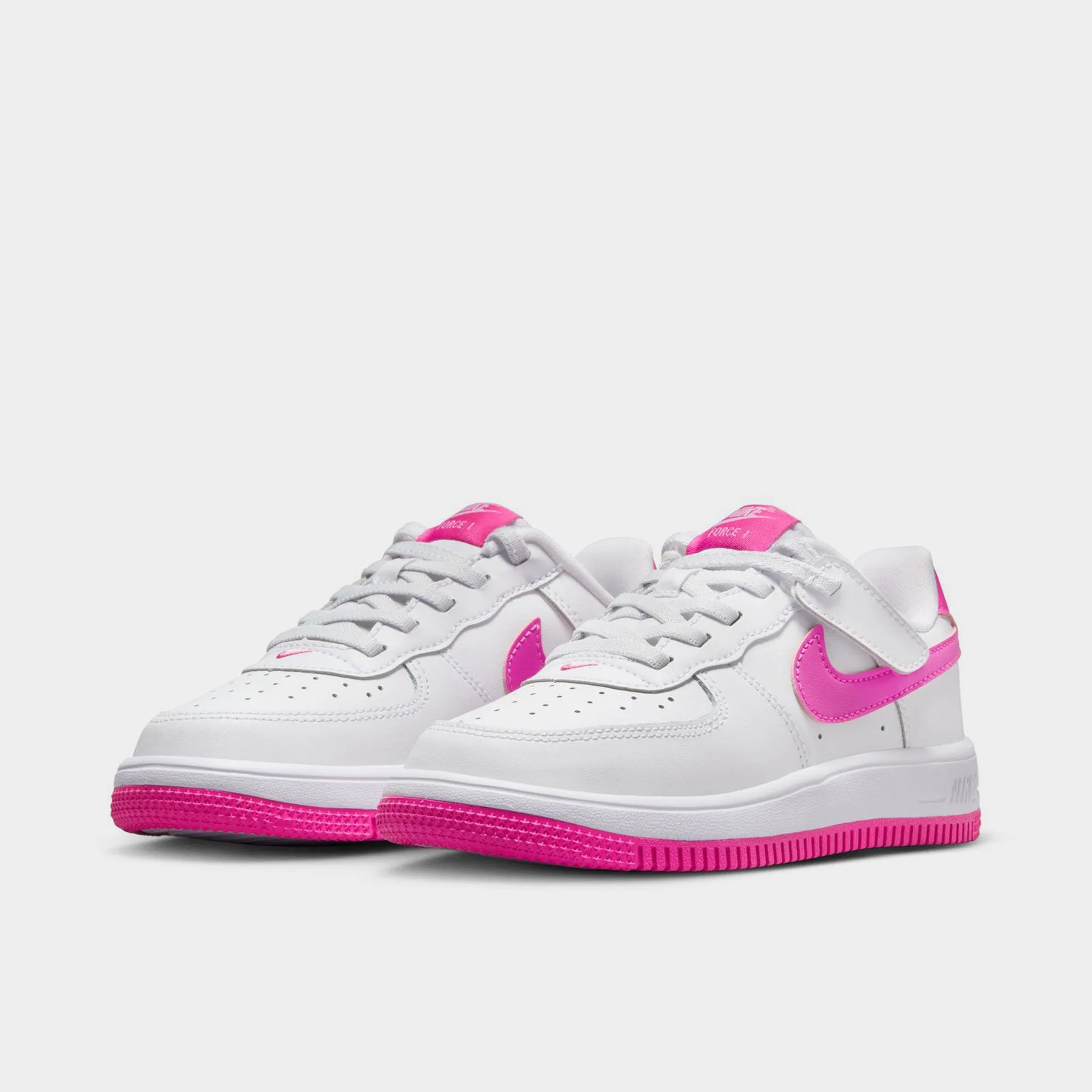 Nike Air Force 1 Low EasyOn PS White / Laser Fuschia