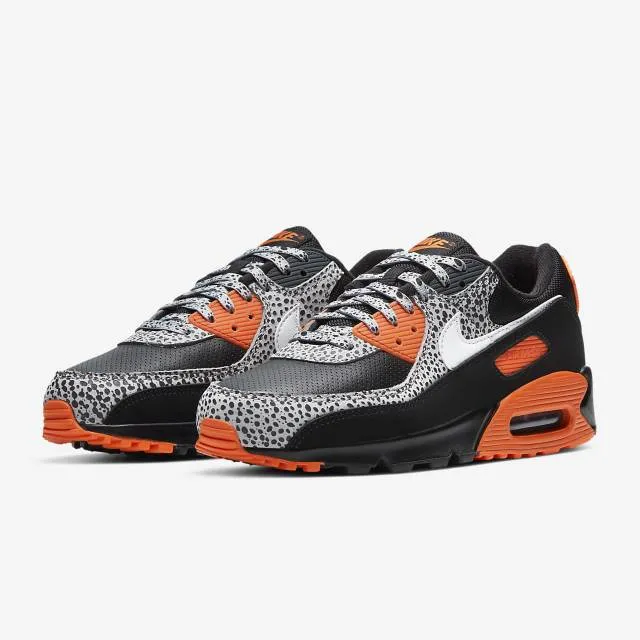 Nike air max 90 (safari/ black/ orange/ white) men us 8-13