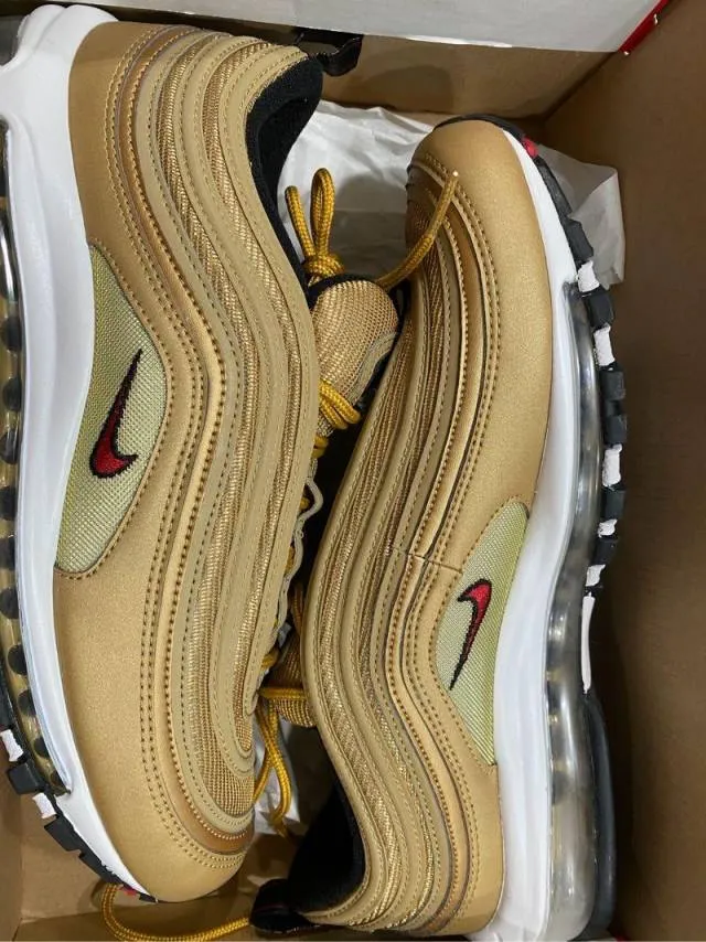 Nike air max 97 metallic gold