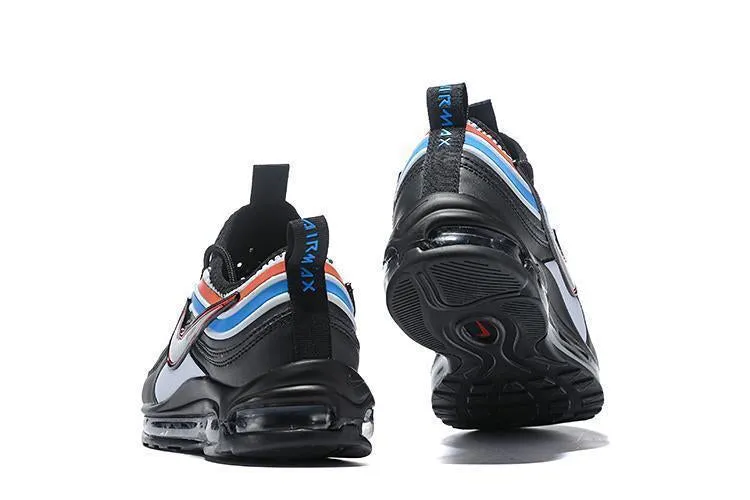 Nike Air Max 97 Ultra SE Black Blue Orange Sale Men Size US 7, 8, 8.5, 9, 10, 11