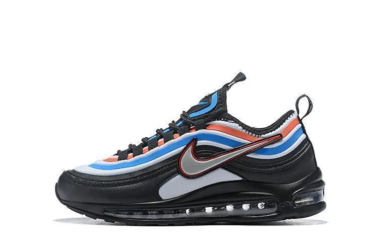 Nike Air Max 97 Ultra SE Black Blue Orange Sale Men Size US 7, 8, 8.5, 9, 10, 11