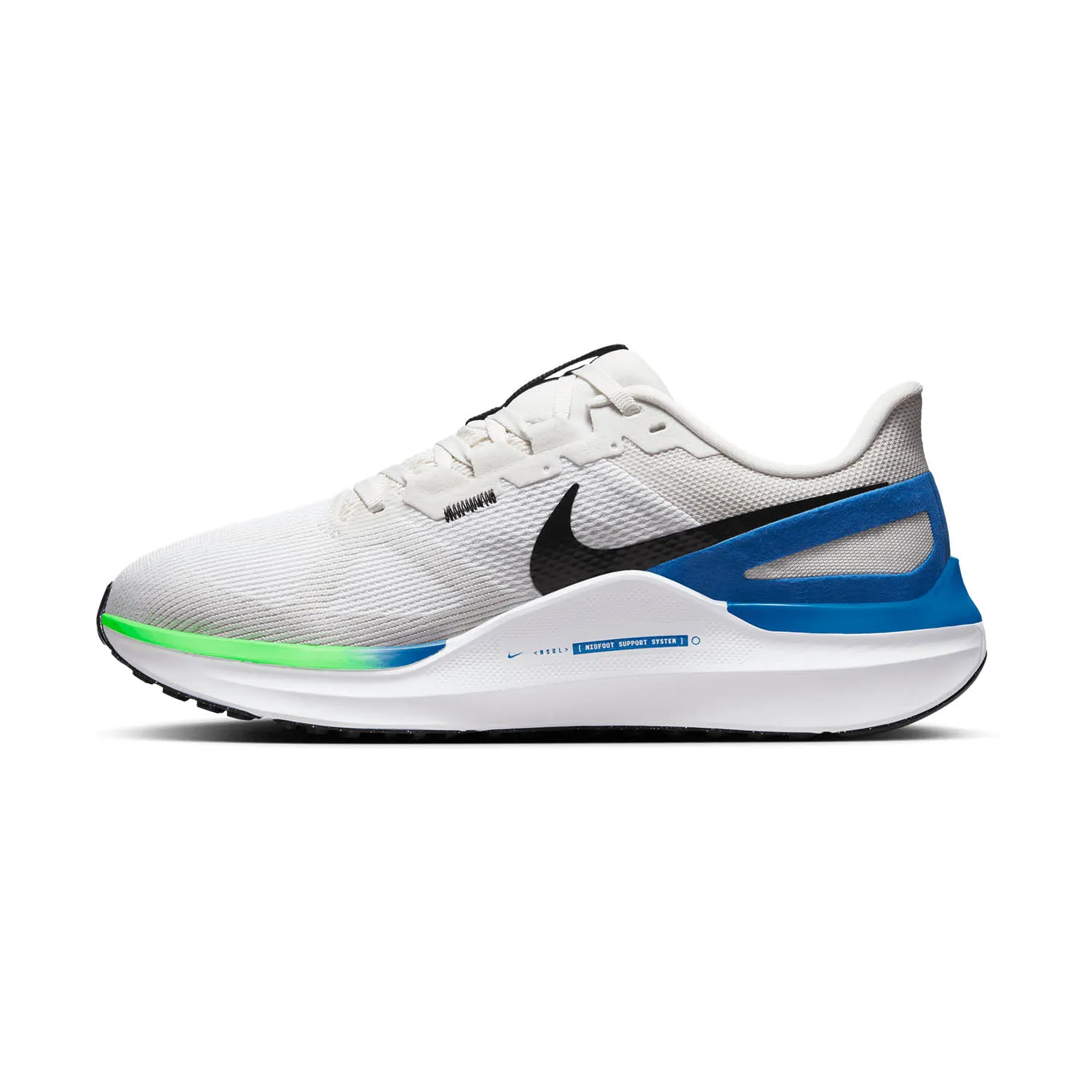 Nike Air Zoom Structure 25  White/Black/Platinum Tint/Star Blue