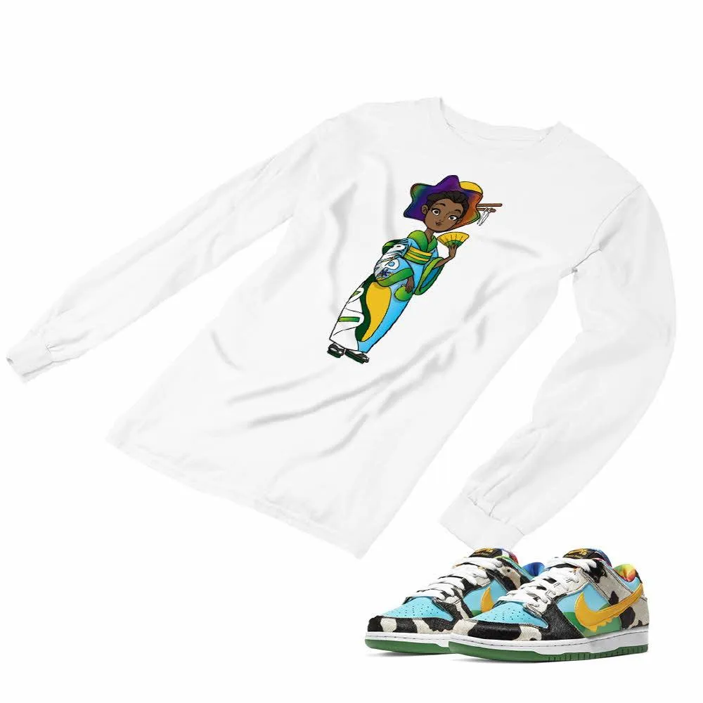 Nike Dunk Ben Jerry’s Matching Custom Designed Long Sleeve T shirt ND 1-2-17