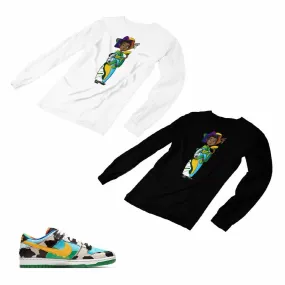 Nike Dunk Ben Jerry’s Matching Custom Designed Long Sleeve T shirt ND 1-2-17