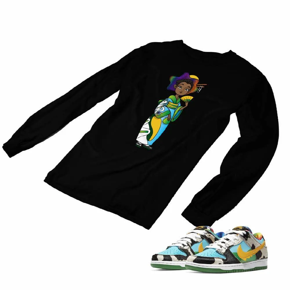 Nike Dunk Ben Jerry’s Matching Custom Designed Long Sleeve T shirt ND 1-2-17