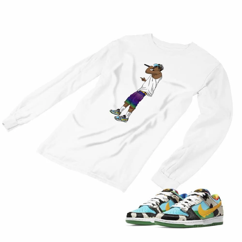 Nike Dunk Ben Jerry’s Matching Custom Designed Long Sleeve T shirt ND 1-2-4