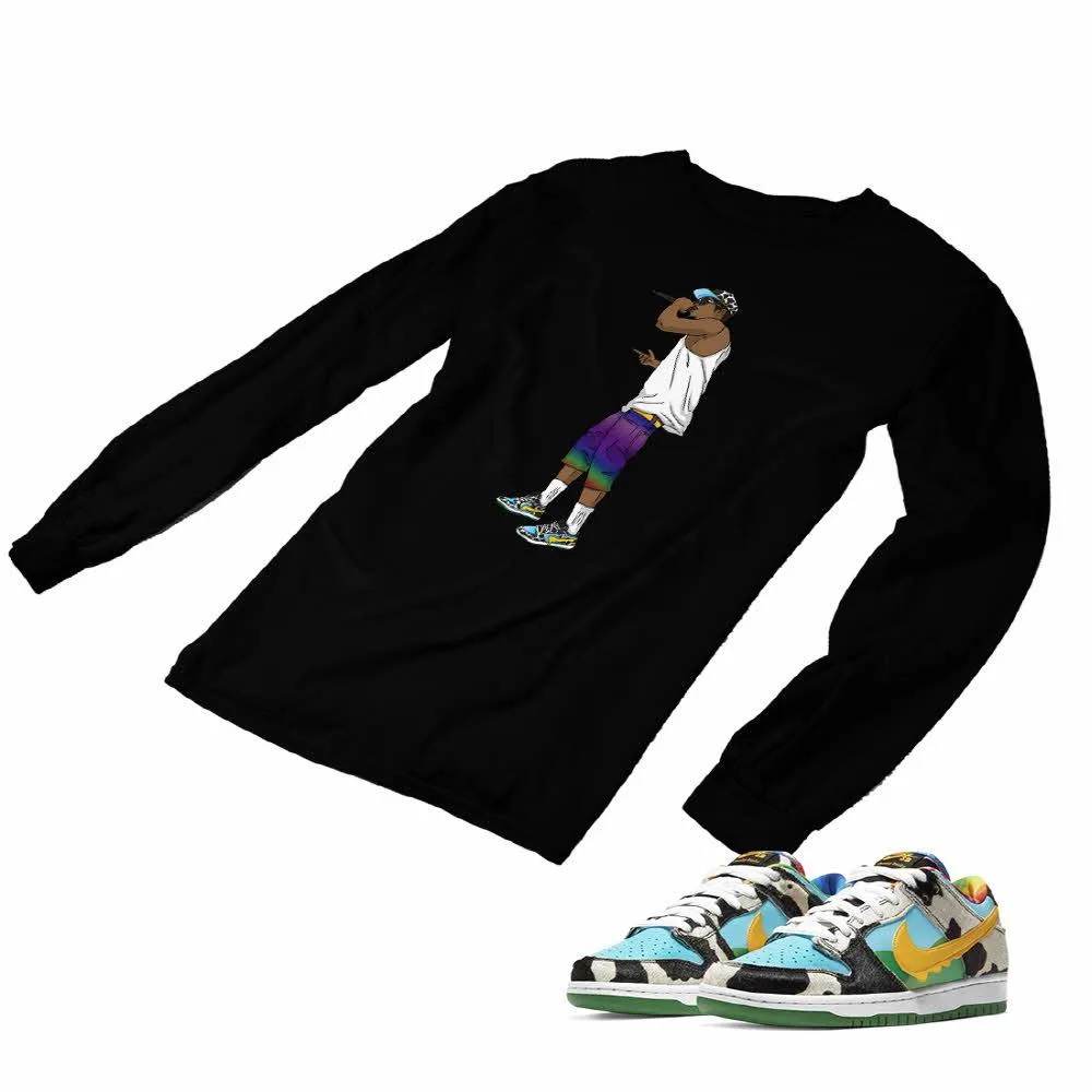 Nike Dunk Ben Jerry’s Matching Custom Designed Long Sleeve T shirt ND 1-2-4