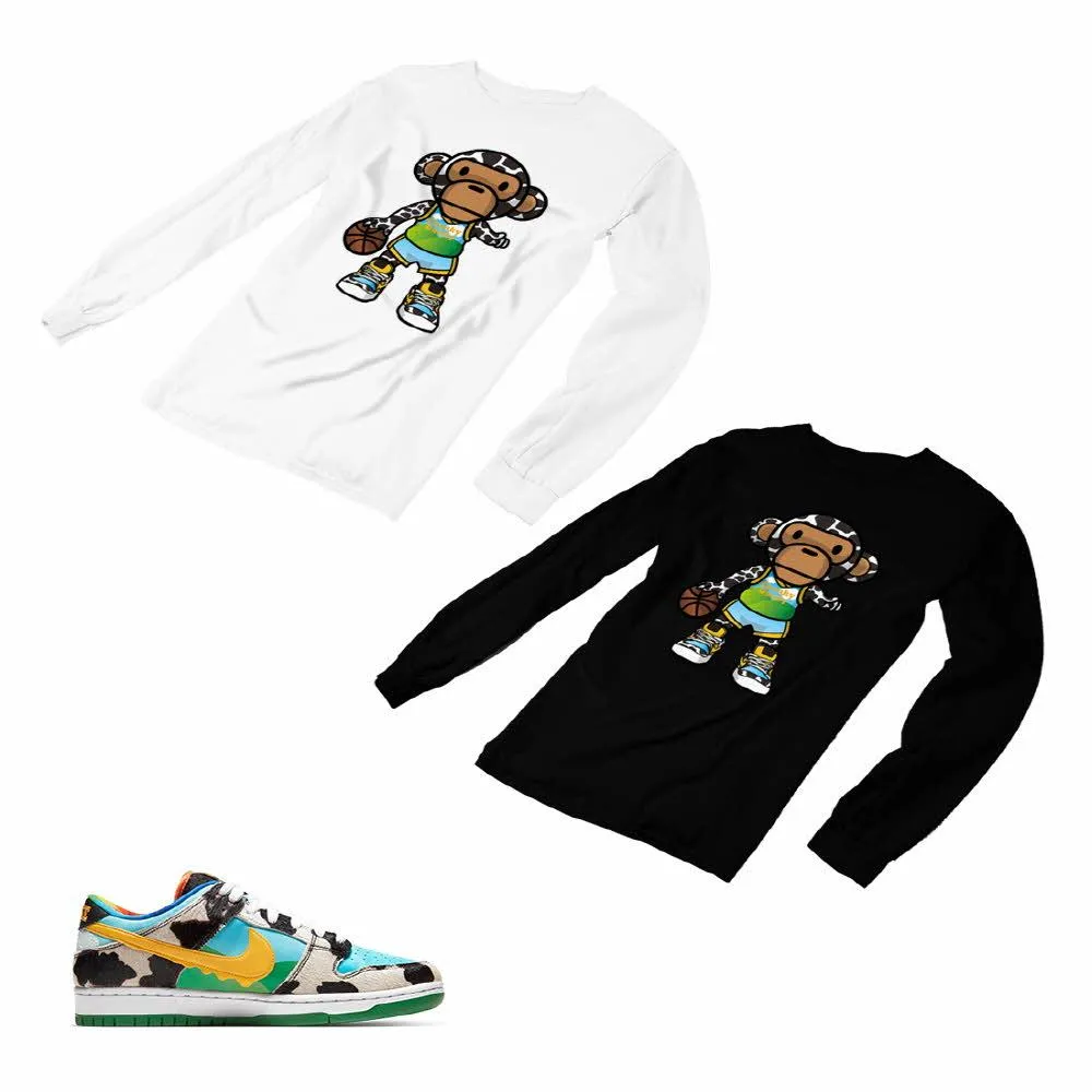 Nike Dunk Ben Jerry’s Matching Custom Designed Long Sleeve T shirt ND 1-2-7