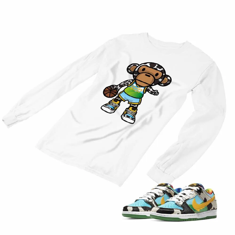 Nike Dunk Ben Jerry’s Matching Custom Designed Long Sleeve T shirt ND 1-2-7