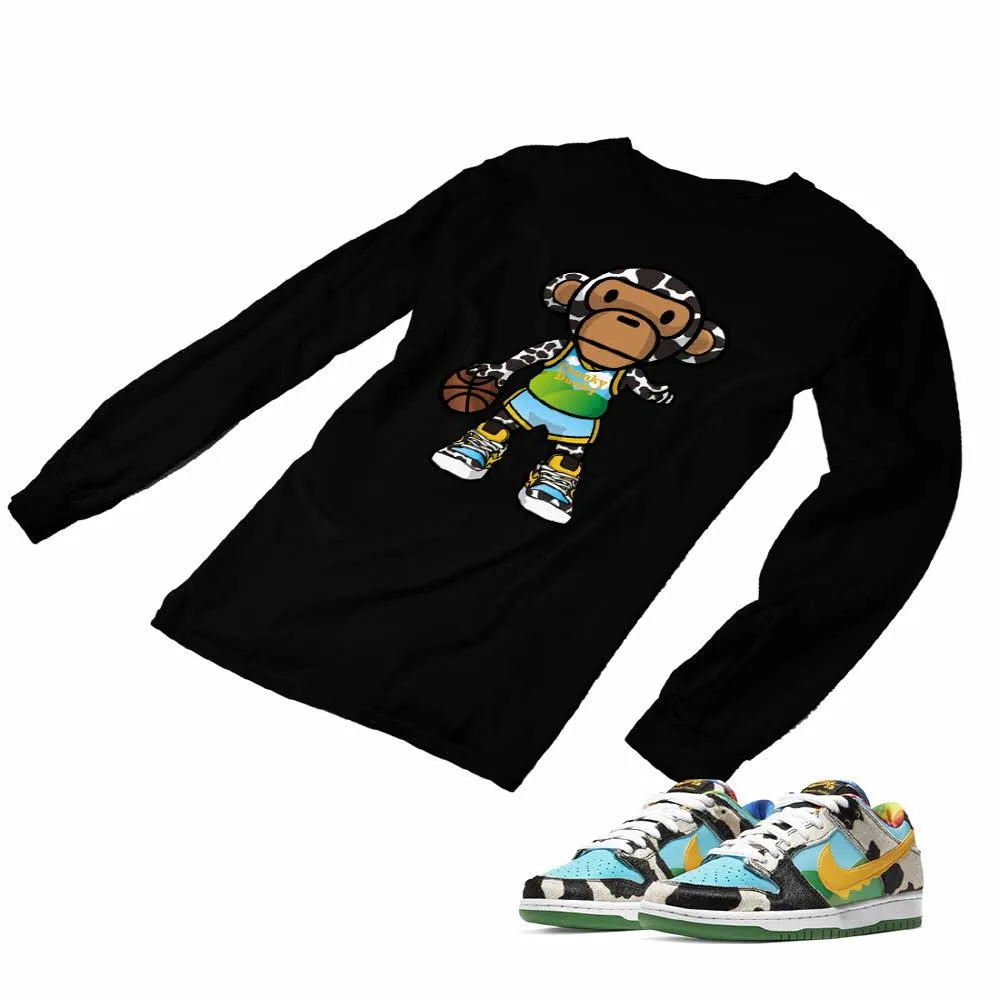 Nike Dunk Ben Jerry’s Matching Custom Designed Long Sleeve T shirt ND 1-2-7