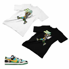 Nike Dunk Ben Jerry’s Matching Custom Designed T shirt ND 1-2-9