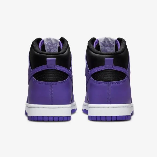 Nike dunk high (psychic purple/ black/ psychic purple white) men us 8-13 dv0829-500