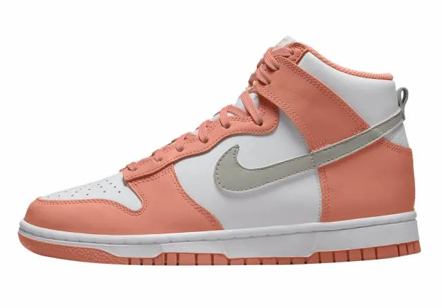 Nike dunk high salmon white 2022