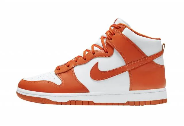 Nike dunk high syracuse (2021) white orange blaze