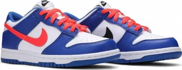 Nike dunk low gs bright crimson game royal