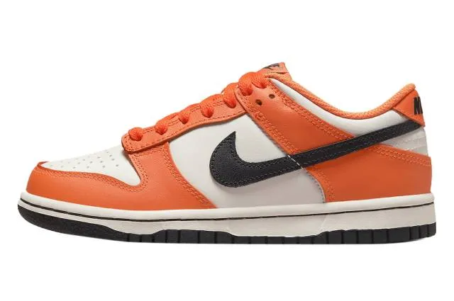 Nike Dunk Low GS Halloween White Orange Black