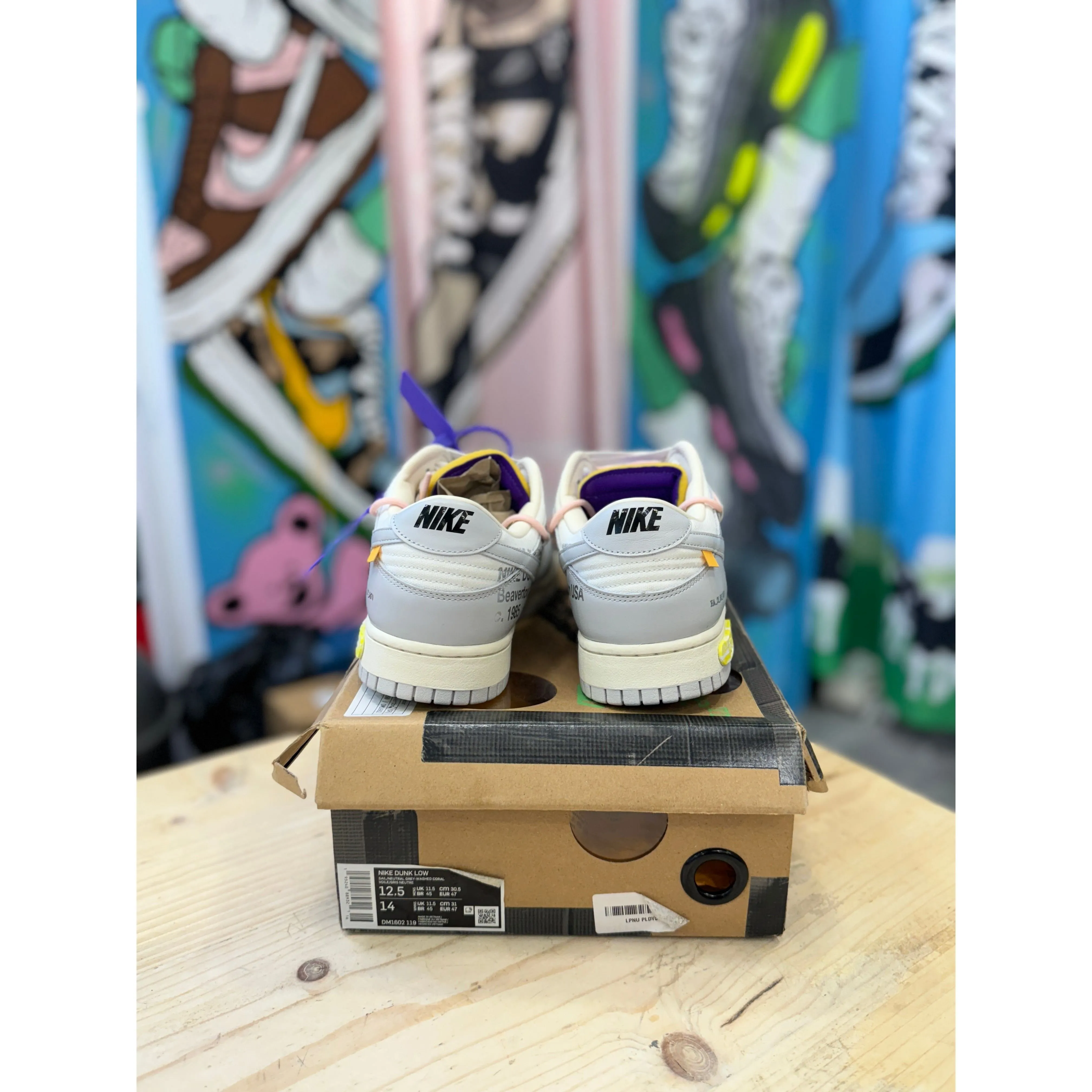 Nike Dunk Low Off White Lot 24 UK 11.5