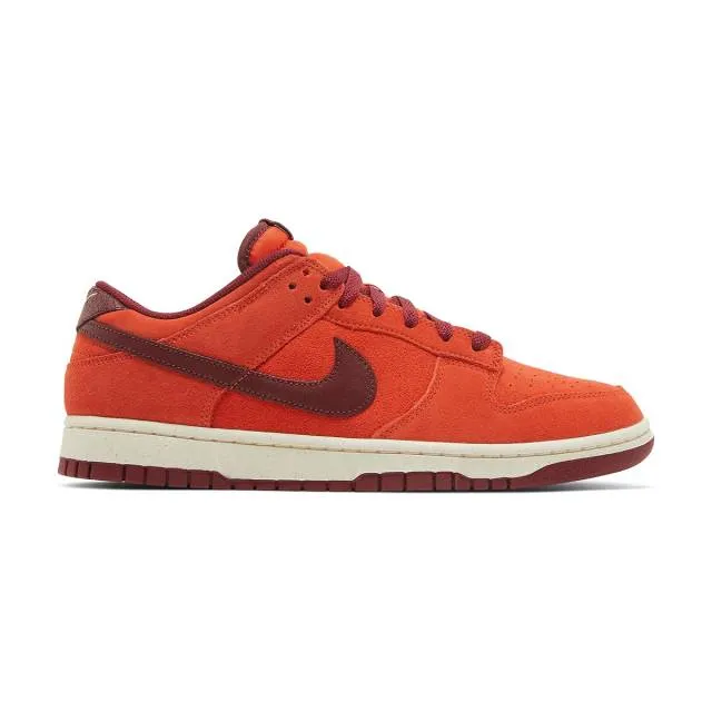 Nike dunk low (orange suede/ safety orange/ team red/ sail) men us 8-13 dq8801-800