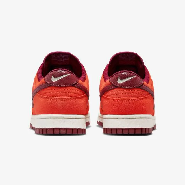 Nike dunk low (orange suede/ safety orange/ team red/ sail) men us 8-13 dq8801-800