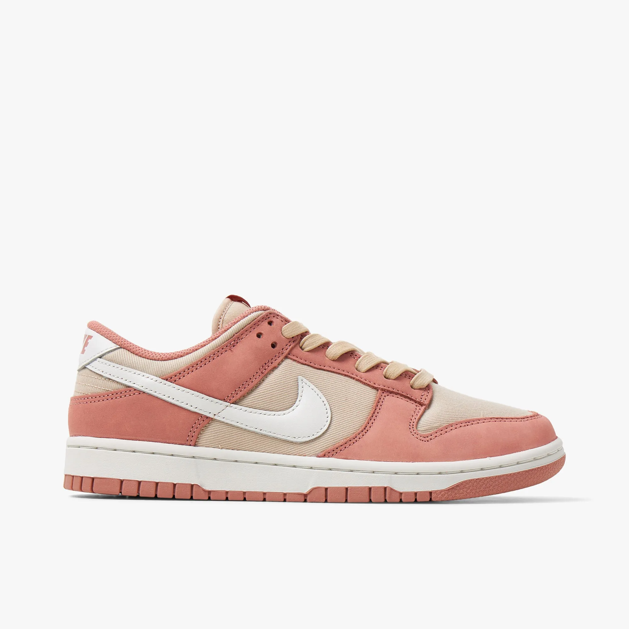 Nike Dunk Low Retro PRM Red Stardust / Summit White - Sanddrift