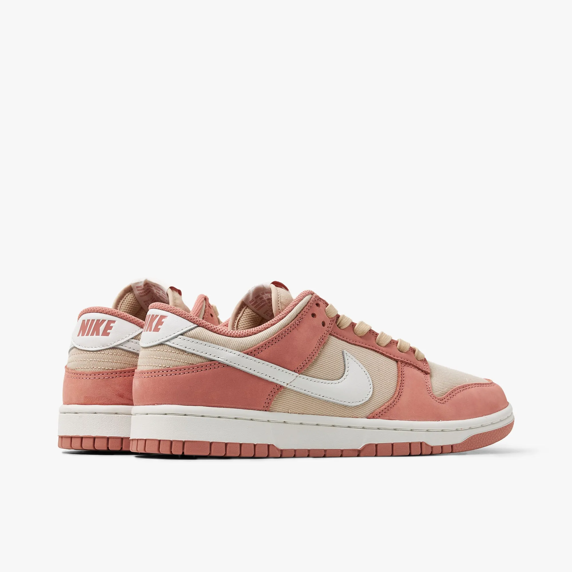 Nike Dunk Low Retro PRM Red Stardust / Summit White - Sanddrift