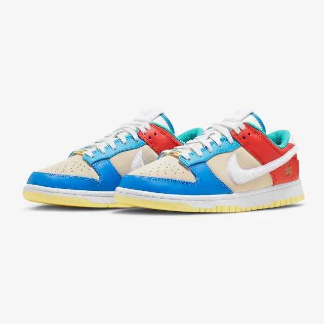 Nike dunk low retro prm (year of the rabbit blue orange cream white/ multi-color/ cream/ blue/ orang