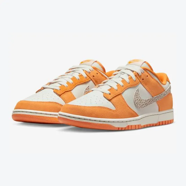 Nike dunk low (safari swoosh kumquat/ orange/ light bone/ dark driftwood) men us 8-13 dr0156-800