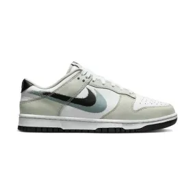 Nike dunk low (spray paint swoosh/ white/ light stone/ black) men us 8-13 fd0661-100