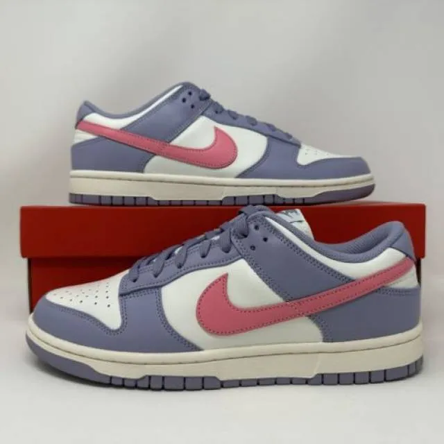 Nike w dunk low indigo haze coral chalk sail 2023 women's size 10 dd1503-500 new