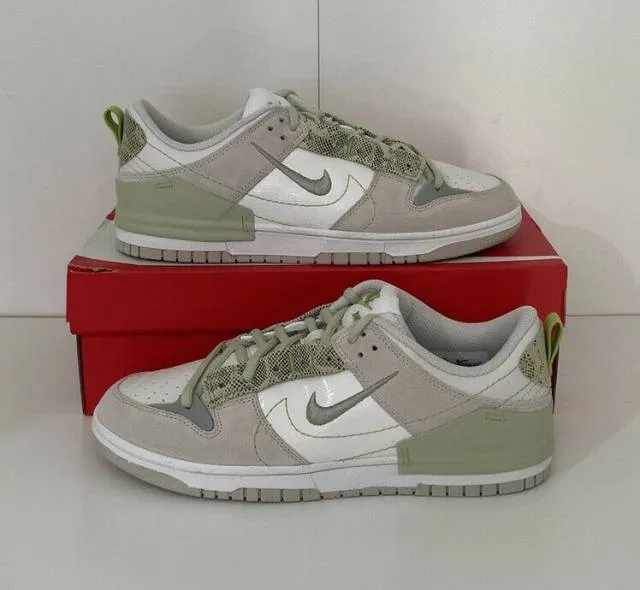 Nike wmns dunk low disrupt 2 green snake